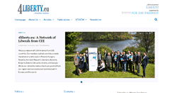 Desktop Screenshot of 4liberty.eu